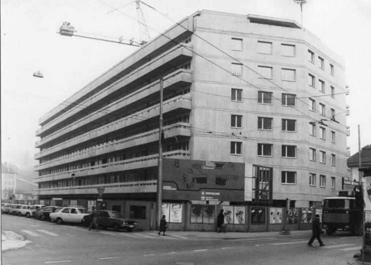 Neubau anstelle der abgerissenen Bielmann-Häuser.
