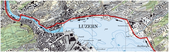 Die Tour de Suisse führt am Sonntag, 17 Juni 2012, durch die Stadt Luzern.