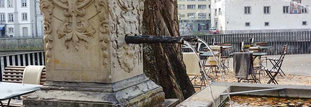 Jetzt wird der Neptunbrunnen saniert