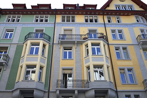 Architektonisch wertvolle Gebäude an der Waldstätterstrasse
