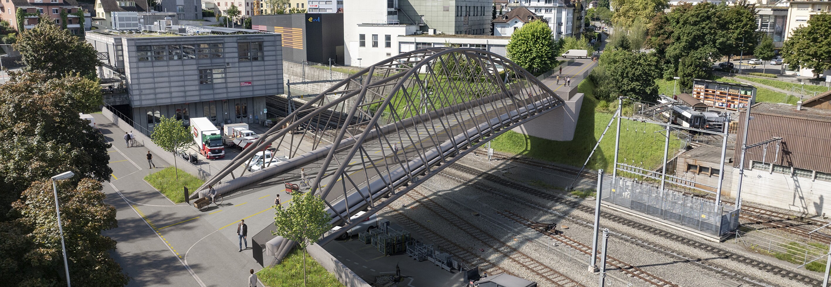 reigleis-Verlängerung: Neue Brücke für die See-Energie und den Fussund Veloverkehr 