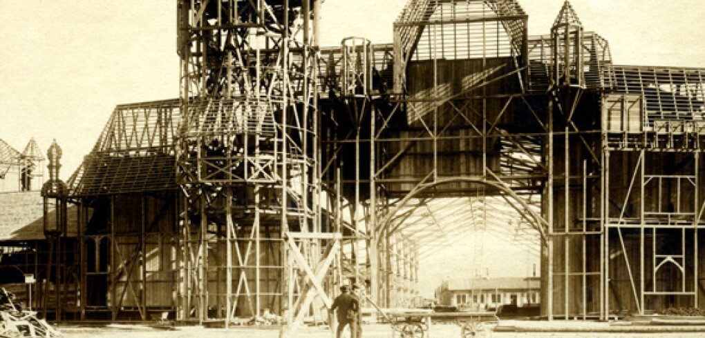 Eine Ritterburg beim Bahnhof: Zum Schützenfest von 1901
