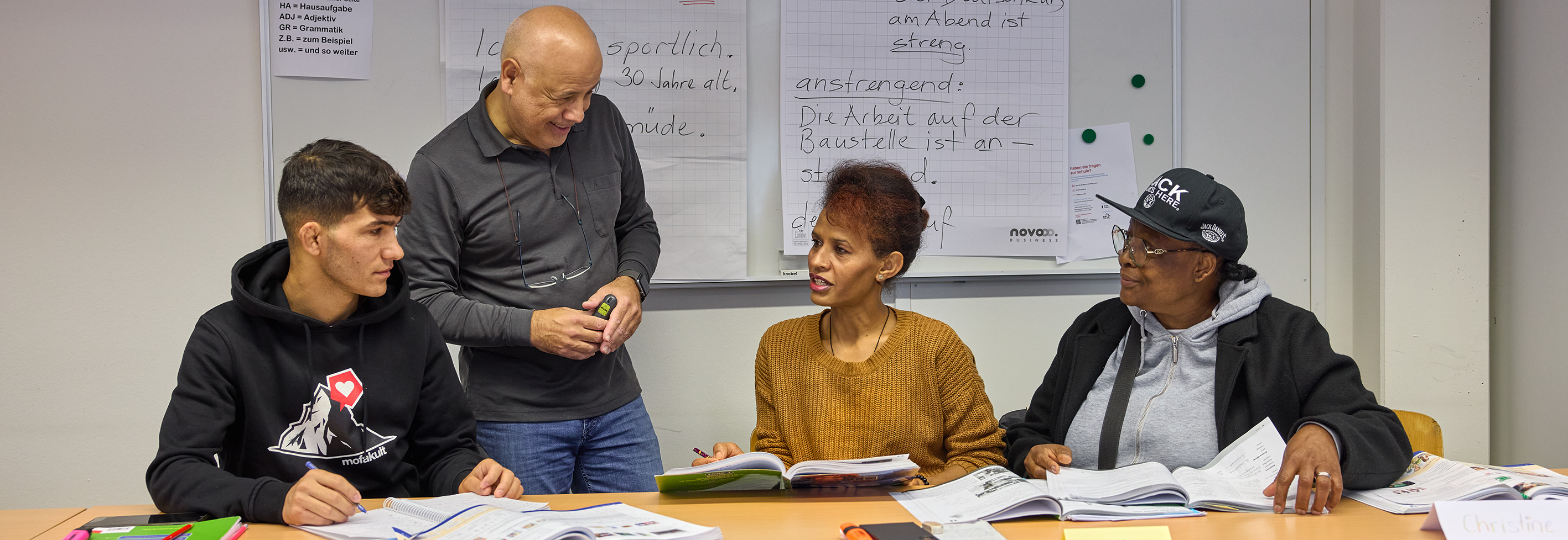 Langue et intégration - bon pour un cours d'allemand (allemand)