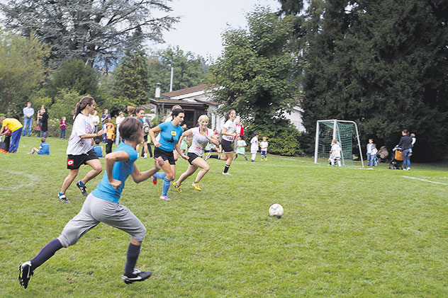 Wesemlin-Quartier im Fussballfieber