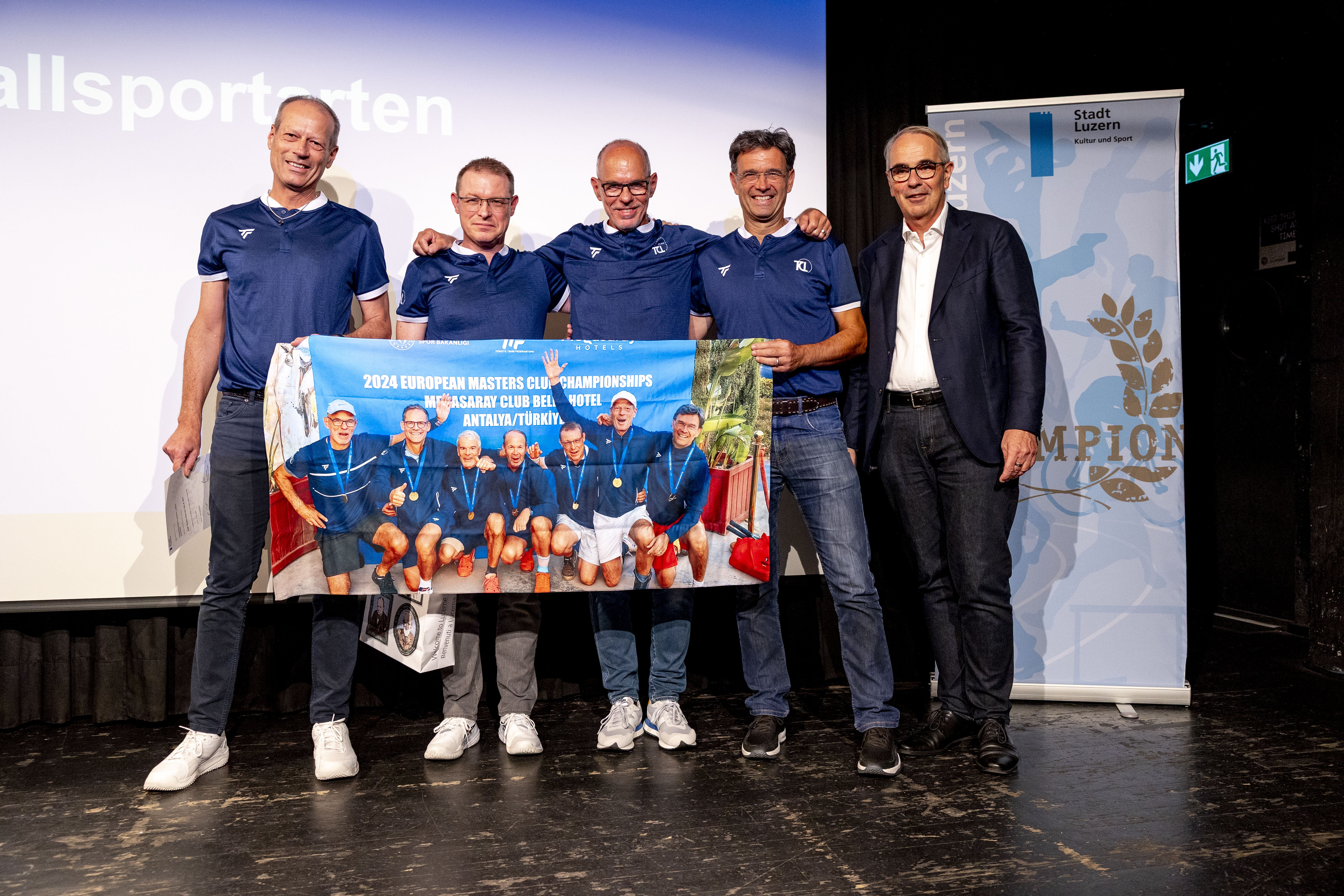 Herren NLA 55+ Tennisclub Lido Luzern mit Beat Züsli