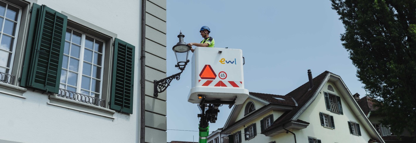 Kontrolle der Strassenbeleuchtung