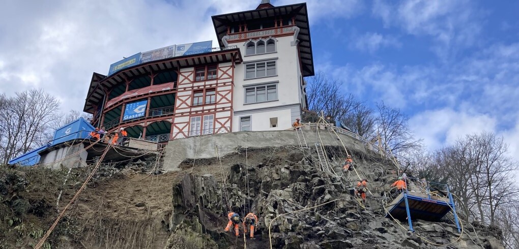 Baustelle Schlössli Schönegg, Quelle: Stadt Luzern