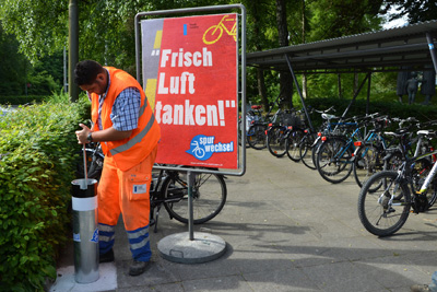 Installation einer Handvelopumpe