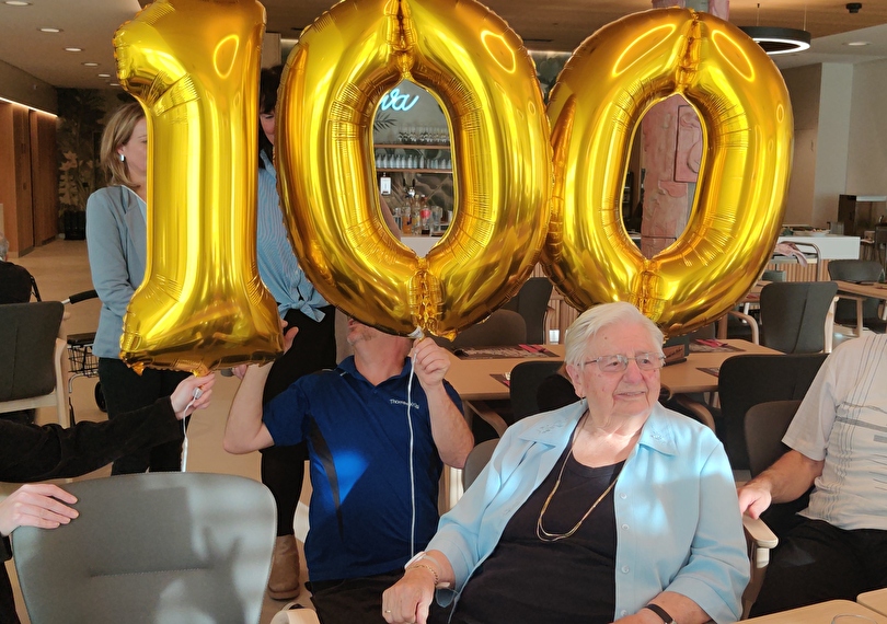 Herzlichen Glückwunsch! Die Stadt gratuliert ihrer ältesten Einwohnerin, Blanka Kobler, herzlich zum runden Geburtstag.