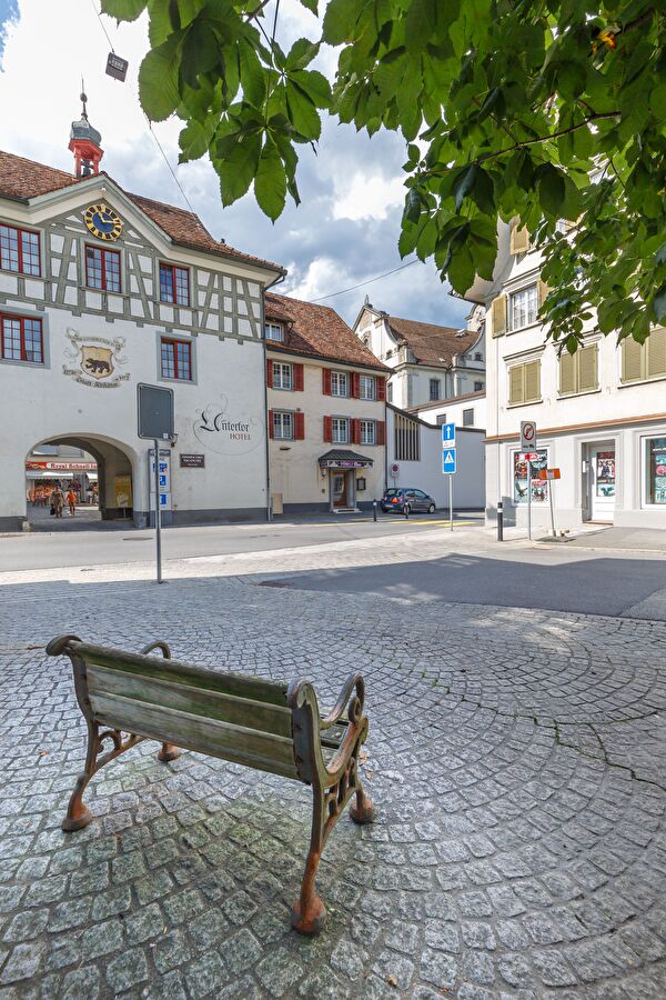 Das letzte erhalten Stadttor Altstättens.