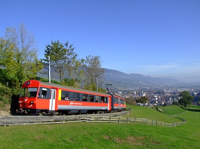 Appenzellerbahn zwischen Altstätten und Gais