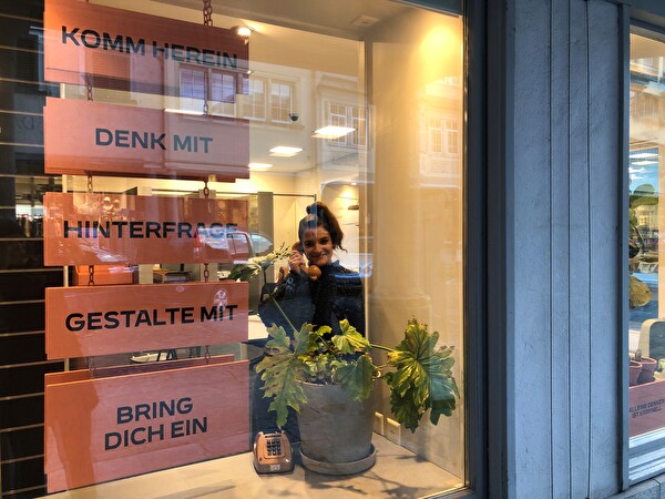 Foto Astrid Dörig im neuen Altstadtlabor