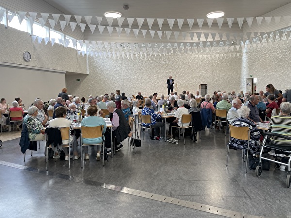 Altersfeier 2025: Die Stadt gratulierte allen Jubilarinnen und Jubilaren zu ihren Geburtstagen.