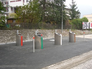 Sammelstelle beim SBB-Bahnhof