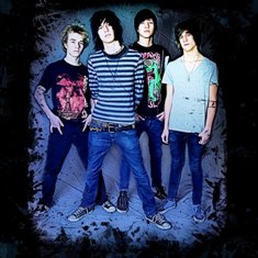 Die Rheintaler Jungs von „a Phobic Smile“ bieten knalligen „post Hardcore“ im Jugendtreff.
