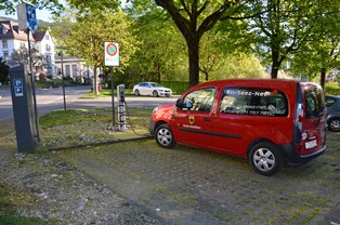 Foto neue Ladestation an der Heidenerstrasse