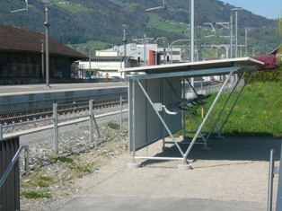 Fahrradunterstand Bahnhof SBB