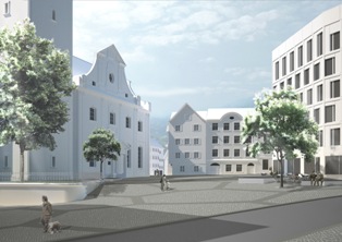 Stadtentwicklungsprojekt Freihof-Rathaus