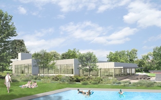 Aussenansicht Hallenbadprojekt
