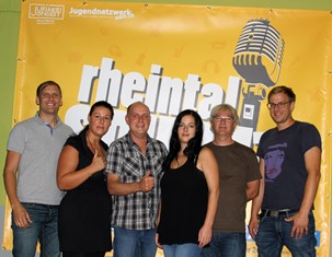 OK „rheintal soundz“ (von links): Roman Rüssmann, Klaudia Kutina, Jürgen Kratzer, Bianca Dörig, Reinhard Götsch und Steven Marx 