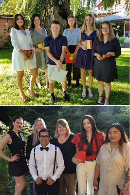 Foto oben von links nach rechts; Safia Peer, Laura Alaimo, Marco Fitzi, Gioia Altermatt, Aylin Rudolph, Sina Mattle / Foto unten von hinten links nach rechts; Rina Kryeziu, Laura Kummer, Karin Kobler, Enesa Gjura, Tenzin Choedon Nepa und vorne Jonny Sauseng