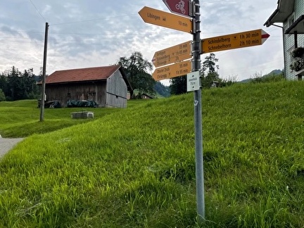 Wegweiser Mosnang