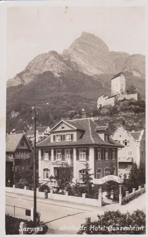Es gab zu jener Zeit bedeutend mehr Gastbetriebe und Unterkuntsmöglichkeiten wie heute. Zum Beispiel das alkoholfreie Hotel Gonzenheim an der "Neuen Strasse" (= Zürcherstrasse).