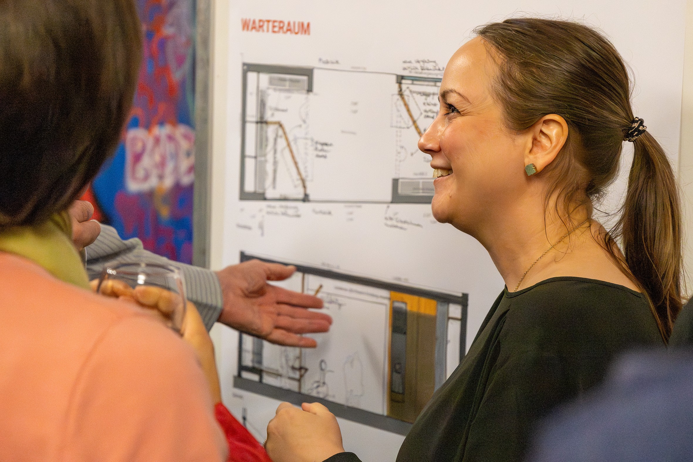 Hat ein offenes Ohr: Judith Senn, Architektin des ERR, interessiert sich für die Anliegen der Bürgerschaft.