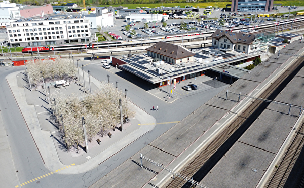 Wie weiter mit dem Bahnhofpark? Die Bevölkerung ist zur Mitsprache eingeladen.