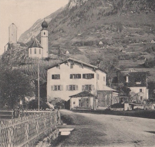 Haus Anrig beim Schwefelbad - ca. 1905