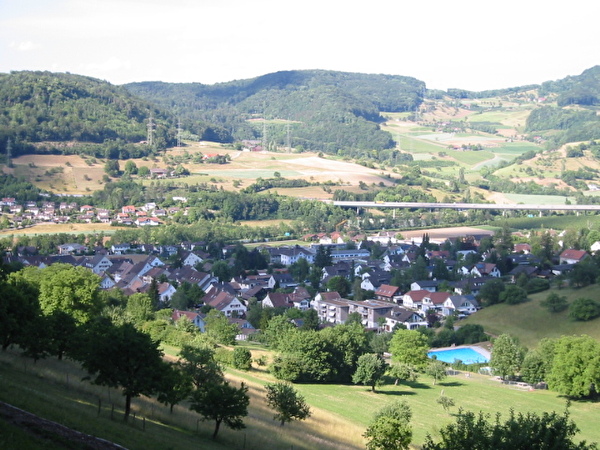 Itingen in Blickrichtung Sonnenberg