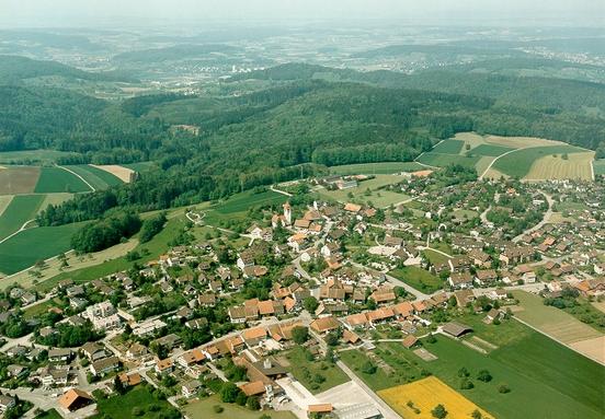 Flugaufnahme Swissair vom 18.05.1989