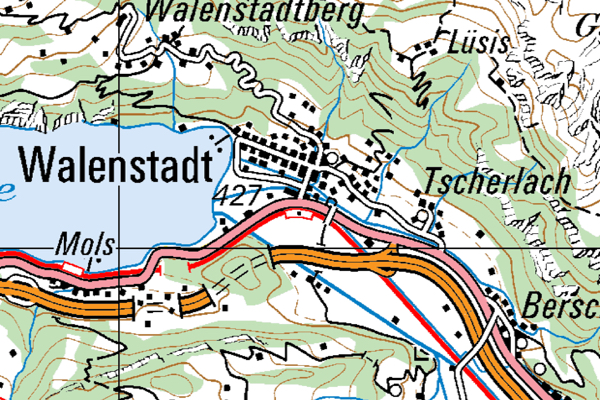 Karte Walenstadt