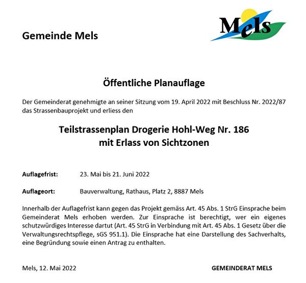 Teilstrassenplan