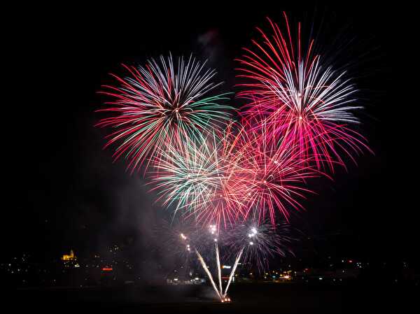 1.-August-Feuerwerk Pizol