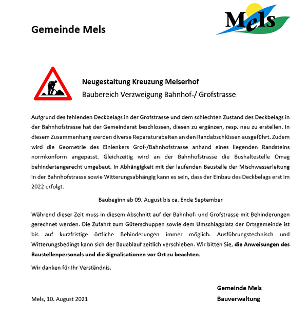 Kreuzung Melserhof