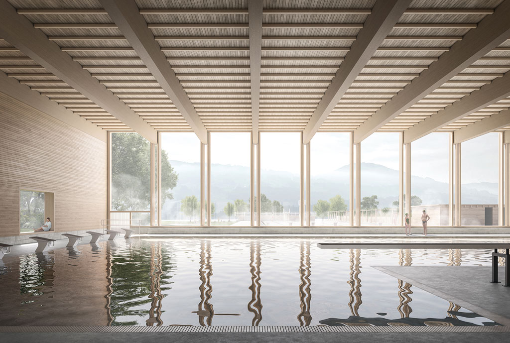 Visualisierung Hallenbad Lido