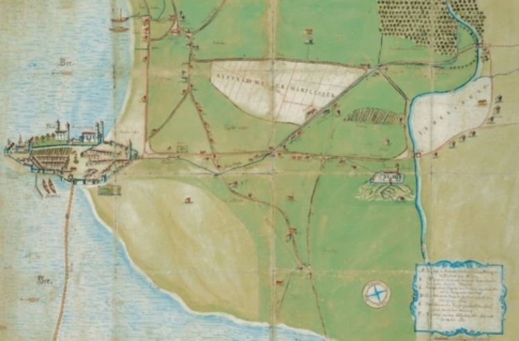 Karte von Rapperswil und Jona aus dem Jahr1804