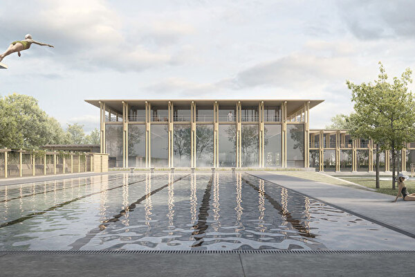 Ein 50 Meter Becken im Freien und eine Wellnesszone im Innern: So könnte das neue Frei- und Hallenbad Lido aussehen.