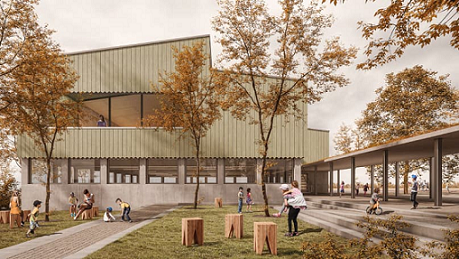 Projektbild Turnhalle und Pausenplatz