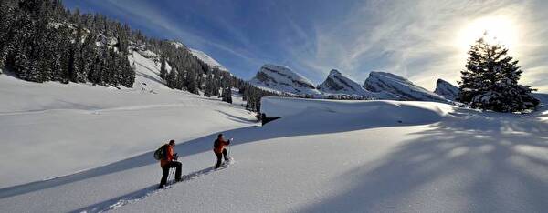 Routen für Schneeschuhläufer