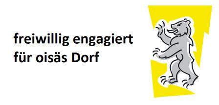 freiwillig engagiert für oisäs Dorf - Logo