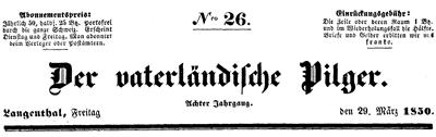 Vaterländische Pilger