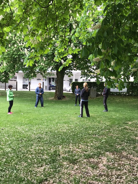 Qi Gong unter den Kastanienbäumen
