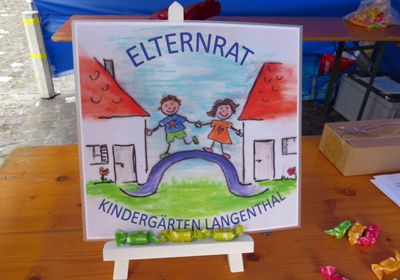 Am Stand des Elternrates der Kindergärten Langenthal konnten die kleinen Besucher des Aktionstages...
