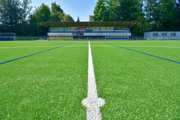 Das Bild zeigt den Fussballplatz Rankmatte