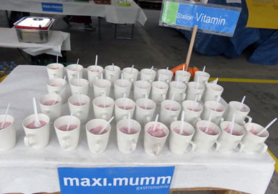 Der Gastronomiebereich des Vereins maxi.mumm stellte ein vitaminreiches Angebot zusammen, welches einen grossen Anklang fand!