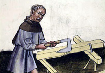 Bild eines Zimmermanns
