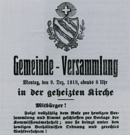 Gemeinde-Versammlung