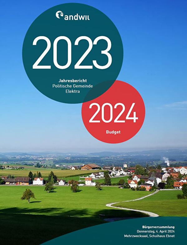 Titelseite Jahresbericht 2023